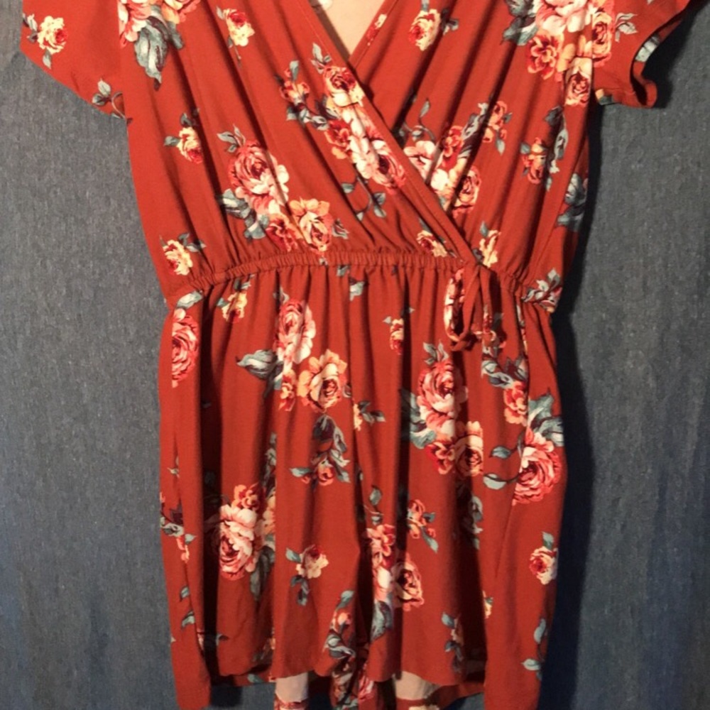 Rusty red/brown romper - Picture 2 of 3